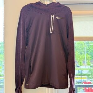 Nike Men's Dark Maroon Performance Running Jacket